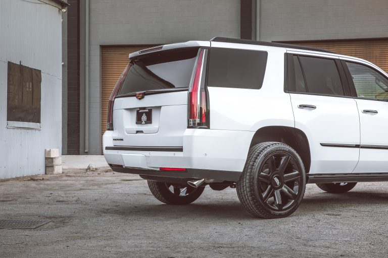 CADILLAC ESCALADE WHITE BLACKOUT PACKAGES