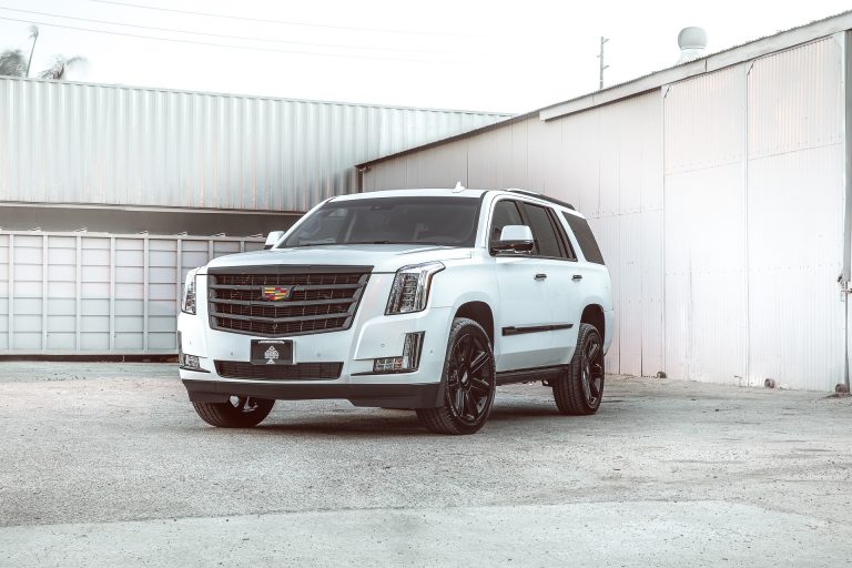 CADILLAC ESCALADE WHITE BLACKOUT PACKAGES