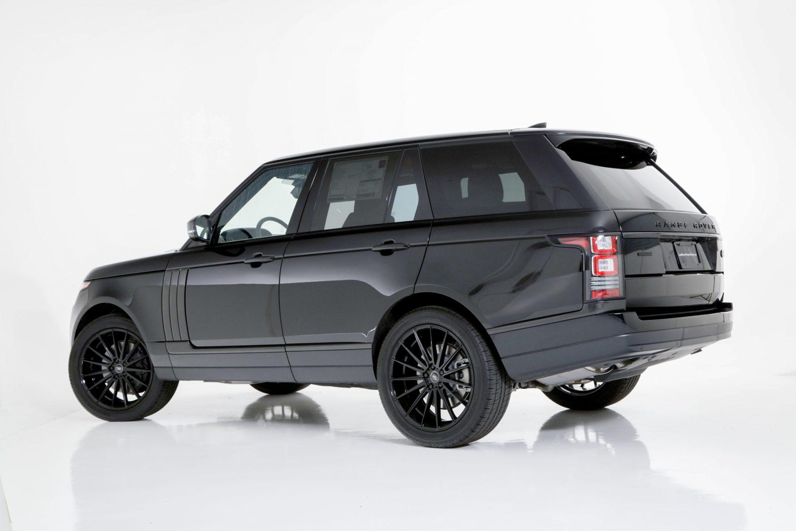 Range Rover Sport Black Kit  . 23�� X6�� Lower Rear Body Bumper Diffuser Shark Fin Kit 5 Fin Pu Spoiler Black (Fits: